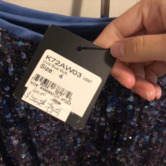 Authentic brand new with tag St.John sparkle blue skirt size 4 - Picture 6 of 10